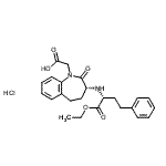CAS#: 88372-38-7， [(3R)-3-{[(2R)-1-Ethoxy-1-oxo-4-phenyl-2-butanyl]amino}-2-oxo-2,3,4,5-tetrahydro-1H-1-benzazepin-1-yl]acetic acid hydrochloride (1:1)