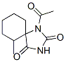 CAS 登录号：884-65-1， 1-乙酰基-6-甲基-1,3-二氮杂螺[4.5]癸烷-2,4-二酮