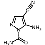 CAS 登录号：88511-75-5， 5-氨基-4-氰基-1H-吡唑-1-甲酰胺