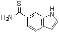 结构式 CAS# 885272-19-5, 1H-吲哚-6-硫代甲酰胺