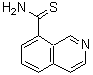 CAS#: 885272-58-2， 8-Isoquinolinecarbothioamide