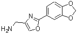 CAS#: 885273-48-3， 1-[2-(1,3-Benzodioxol-5-yl)-1,3-oxazol-4-yl]methanamine