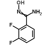 结构式 CAS# 885957-13-1, 2,3-二氟-N'-羟基苯甲脒