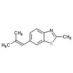 CAS#: 88613-64-3， 2-Methyl-6-(2-methyl-1-propen-1-yl)-1,3-benzothiazole