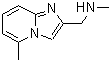 CAS#: 886363-01-5， N-Methyl-1-(5-methylimidazo[1,2-a]pyridin-2-yl)methanamine