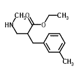 CAS#: 886366-15-0， Ethyl 3-(methylamino)-2-(3-methylbenzyl)propanoate