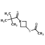CAS#: 886590-72-3， S-[1-(2,2-Dimethylpropanethioyl)-3-azetidinyl] ethanethioate