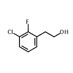 结构式 CAS# 886761-82-6, 2-(3-氯-2-氟苯基)乙醇