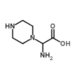 CAS#: 887586-98-3， Amino(1-piperazinyl)acetic acid