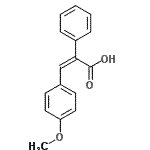 CAS#: 89156-94-5， (2Z)-3-(4-Methoxyphenyl)-2-phenylacrylic acid