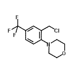 CAS#: 892502-15-7， 4-[2-(Chloromethyl)-4-(trifluoromethyl)phenyl]morpholine
