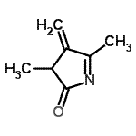 CAS#: 89267-98-1， 3,5-Dimethyl-4-methylene-3,4-dihydro-2H-pyrrol-2-one