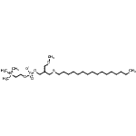 CAS#: 89315-55-9， 3-(Hexadecylsulfanyl)-2-(methoxymethyl)propyl 2-(trimethylammonio)ethyl phosphate