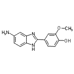 CAS#: 893611-77-3， 4-(5-Amino-1H-benzimidazol-2-yl)-2-methoxyphenol