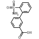 CAS 登录号：893736-84-0， 2'-氨基磺酰基-3-联苯基羧酸