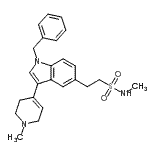 CAS#: 894351-86-1， 2-[1-Benzyl-3-(1-methyl-1,2,3,6-tetrahydro-4-pyridinyl)-1H-indol-5-yl]-N-methylethanesulfonamide