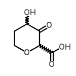 CAS#: 89533-89-1， 2,6-Anhydro-5-deoxyhex-3-ulosonic acid