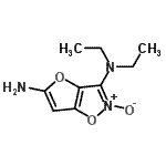 CAS 登录号：897938-71-5， N<sup>3</sup>,N<sup>3</sup>-二乙基呋喃并[2,3-d][1,2]恶唑-3,5-二胺2-氧化物