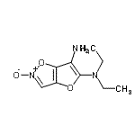 CAS 登录号：897938-73-7， N<sup>5</sup>,N<sup>5</sup>-二乙基呋喃并[2,3-d][1,2]恶唑-5,6-二胺2-氧化物