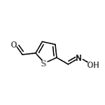 CAS#: 89829-85-6， 5-[(E)-(Hydroxyimino)methyl]-2-thiophenecarbaldehyde