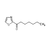 结构式 CAS# 898758-33-3, 1-(1,3-恶唑-2-基)-1-庚酮