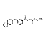 结构式 CAS# 898762-58-8, 乙基4-[3-(1,4-二氧杂-8-氮杂螺[4.5]癸-8-基甲基)苯基]-4-氧代丁酸酯