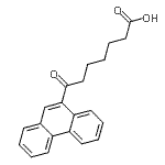 structure of CAS# 898766-07-9, 7-Oxo-7-(9-phenanthryl)heptanoic acid;7-oxo-7-(9-Phenanthryl)heptanoic acid