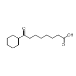 结构式 CAS# 898766-75-1, 8-环己基-8-氧代辛酸