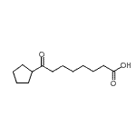 结构式 CAS# 898766-79-5, 8-环戊基-8-氧代辛酸