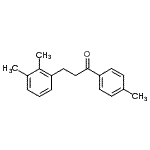 结构式 CAS# 898769-00-1, 3-(2,3-二甲基苯基)-1-(4-甲基苯基)-1-丙酮