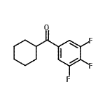 结构式 CAS# 898769-60-3, 环己基(3,4,5-三氟苯基)甲酮