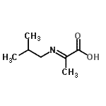 CAS#: 89895-61-4， (2E)-2-(Isobutylimino)propanoic acid