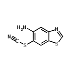 CAS 登录号：89899-12-7， 5-氨基-1,3-苯并噻唑-6-基硫氰酸酯