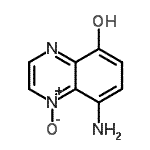 CAS#: 899449-30-0， 8-Amino-5-quinoxalinol 1-oxide