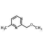 CAS 登录号：89966-95-0， 2-(甲氧基甲基)-4-甲基嘧啶