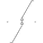 结构式 CAS# 90179-58-1, 1,1'-二(十八烷基)-4,4'-联吡啶鎓二溴化物