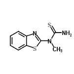 CAS#: 90349-90-9， 1-(1,3-Benzothiazol-2-yl)-1-methylthiourea