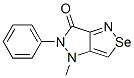 CAS#: 90358-27-3， 4,5-Dihydro-4-methyl-6-oxo-5-phenyl-6H-pyrazolo[4,5-c]isoselenazole