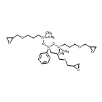 CAS#: 90393-83-2， 1,1,5,5-Tetramethyl-1,3,5-tris[3-(2-oxiranylmethoxy)propyl]-3-phenyltrisiloxane