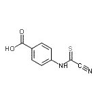 CAS 登录号：90418-66-9， 4-[(氰基硫代甲酰)氨基]苯甲酸