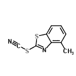 CAS#: 90418-96-5， 4-Methyl-1,3-benzothiazol-2-yl thiocyanate