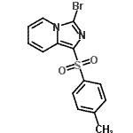 CAS 登录号：904813-34-9， 3-溴-1-[(4-甲基苯基)磺酰基]咪唑并[1,5-a]吡啶
