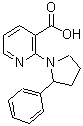CAS 登录号：904816-69-9， 2-(2-苯基-1-吡咯烷基)烟酸