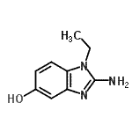 CAS 登录号：90559-07-2， 2-氨基-1-乙基-1H-苯并咪唑-5-醇
