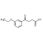 结构式 CAS# 905592-33-8, 4-(3-乙氧基苯基)-4-氧代丁酸