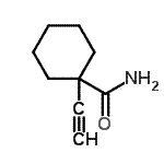 CAS 登录号：90642-65-2， 1-乙炔基环己烷甲酰胺