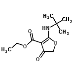 CAS#: 906720-90-9， Ethyl 2-[(2-methyl-2-propanyl)amino]-4-oxo-4,5-dihydro-3-furancarboxylate