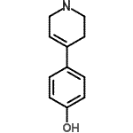 CAS#: 90684-15-4， 4-(1,2,3,6-Tetrahydro-4-pyridinyl)phenol