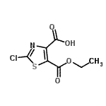 CAS#: 907545-80-6， 2-Chloro-5-(ethoxycarbonyl)-1,3-thiazole-4-carboxylic acid