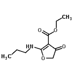 CAS 登录号：907555-64-0， 乙基4-氧代-2-(丙基氨基)-4,5-二氢-3-呋喃羧酸酯